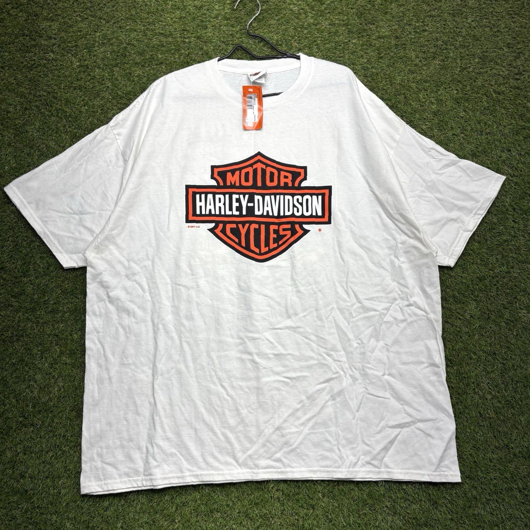 Harley Davidson Harley-Davidson Shirt 3XL White Graphic Print Short Sleeve Biker Motorcycle Mens Size US XXL / EU 58 / 5 - 2 Thumbnail
