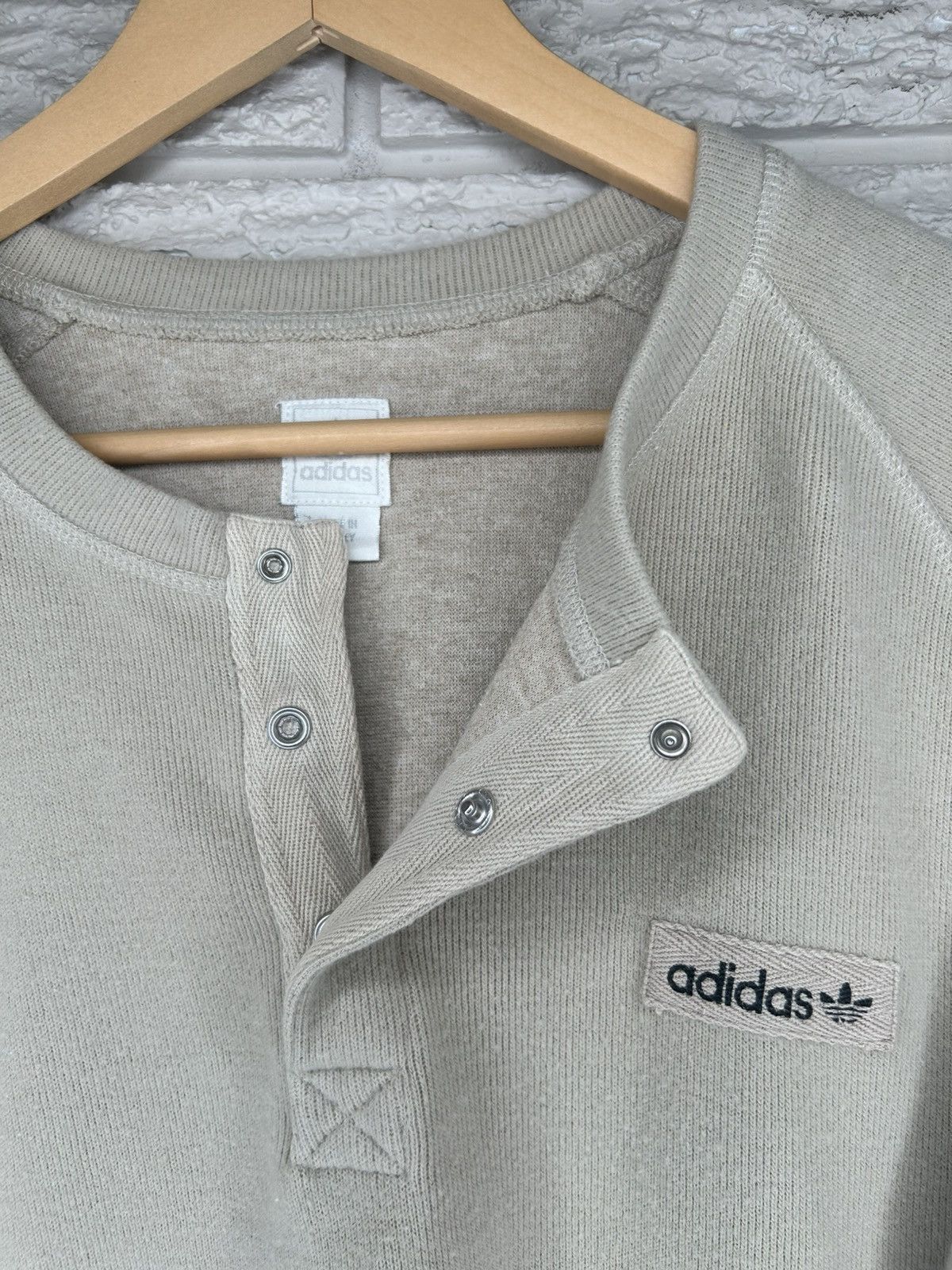 Adidas Vintage Adidas Wool Knit Sweater Size US L / EU 52-54 / 3 - 6 Thumbnail