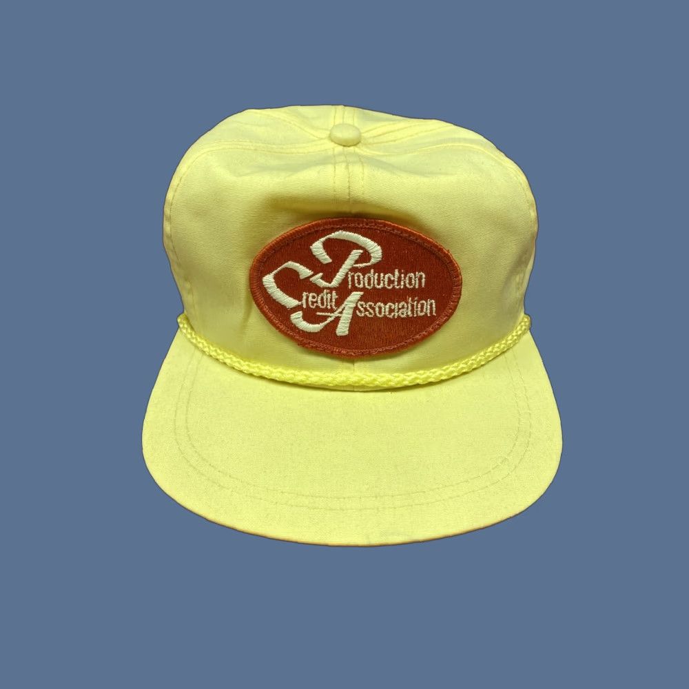 Vintage VINTAGE K-Brand Leather Strap Back Rope Brim PCS Patch Hat Made in USA Size ONE SIZE - 1 Thumbnail
