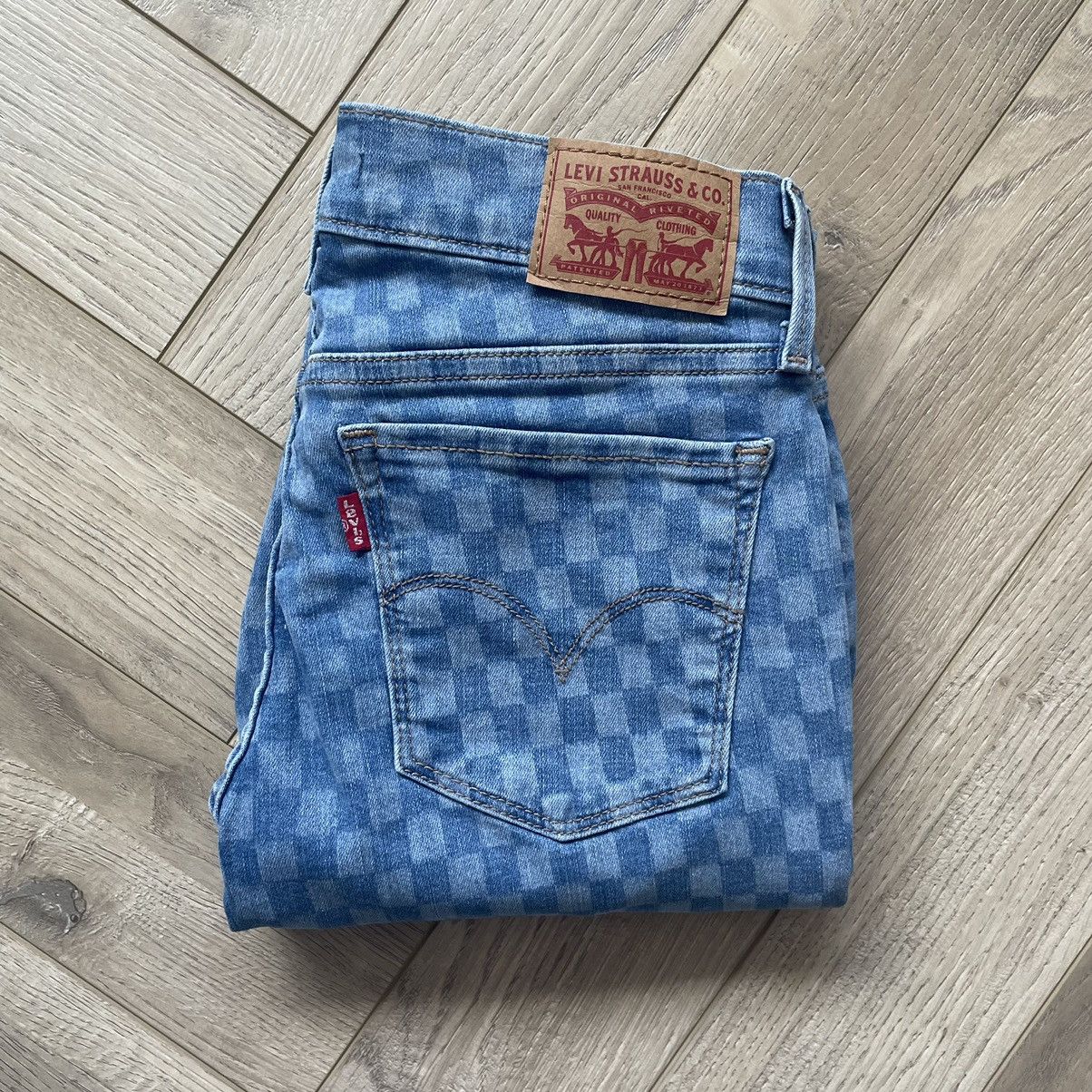 Levi's Levi's Check 710 Super Skinny Jeans Size 27" / US 4 / IT 40 - 11 Thumbnail
