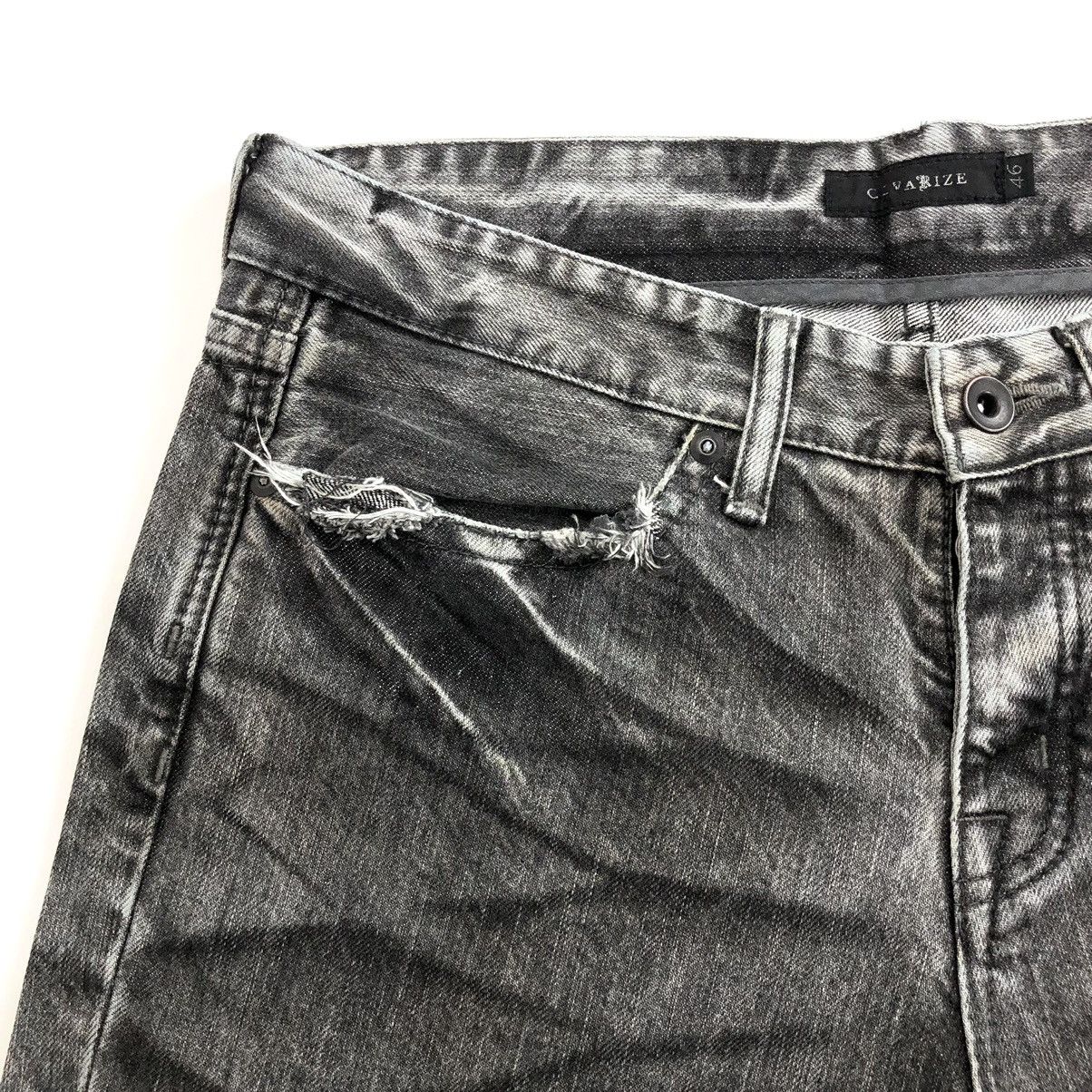 CIVARIZE 📦SOLD📦 Civarize Zip Leg Distressed Fade Flared Jeans BootCut Size US 31 - 7 Thumbnail