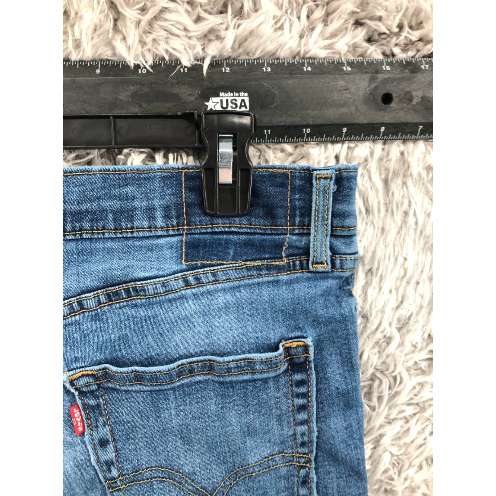 Levi's Levi's 511 Slim Straight Jeans Size 34x32 Mens Mid Rise Medium Wash Blue Size US 34 / EU 50 - 6 Thumbnail