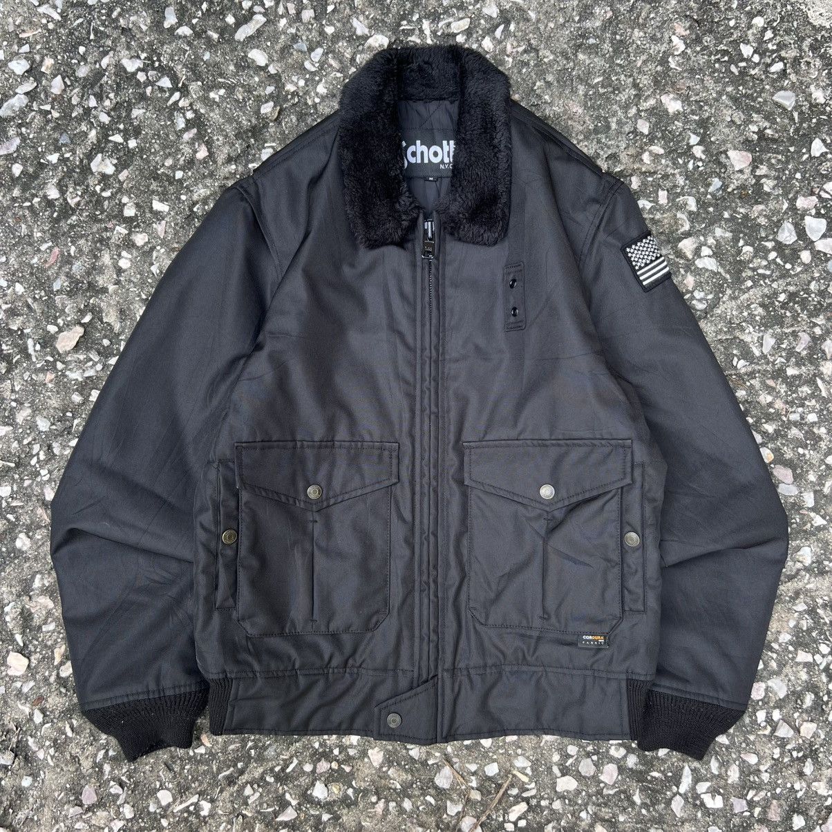 Schott “SCHOTT N.Y.C.” FLIGHT JACKET Size US M / EU 48-50 / 2 - 1 Thumbnail