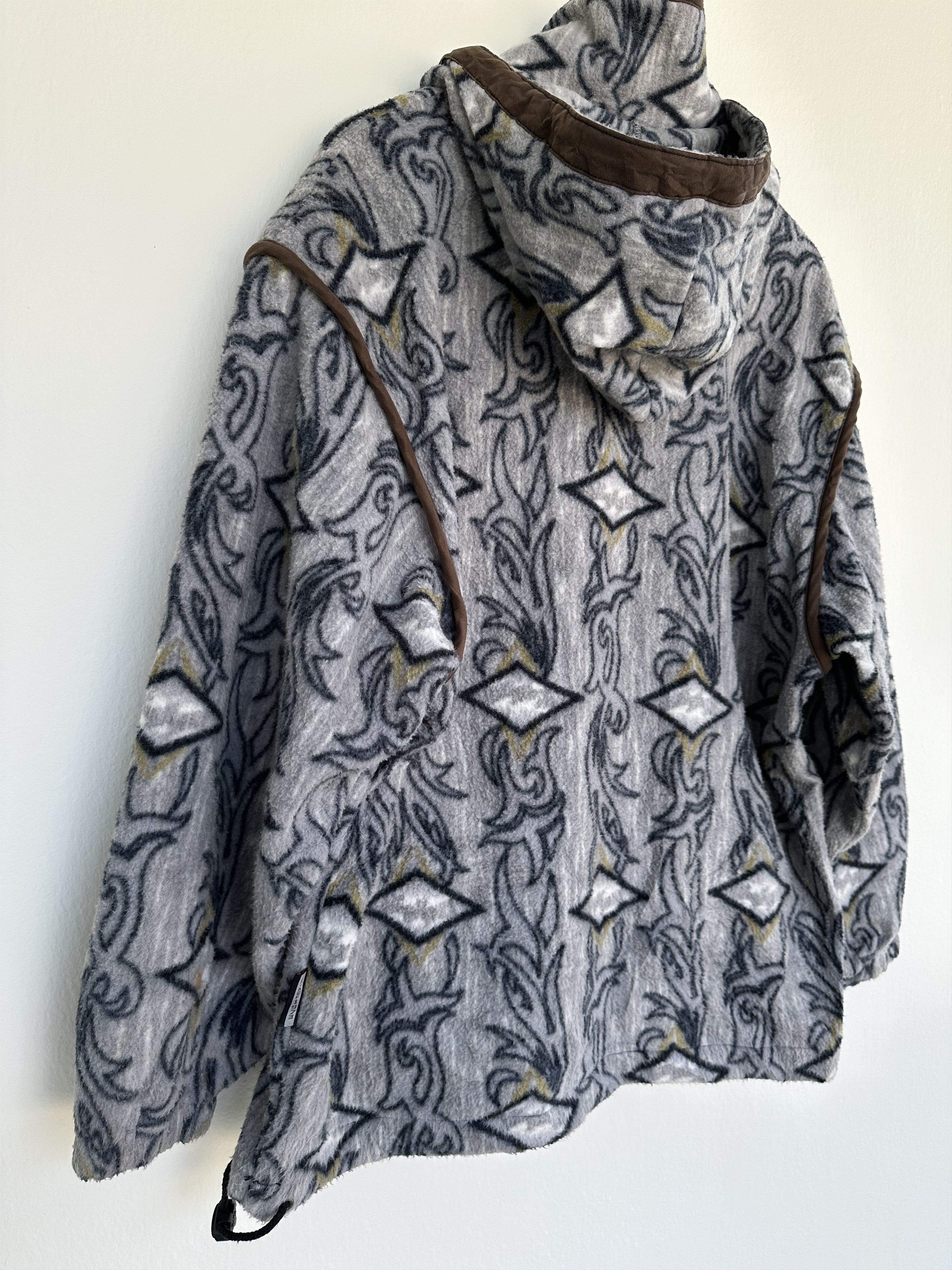 Billabong Vtg 90s Billabong Psychedelic Abstract Fleece Hoodie Jacket Size US L / EU 52-54 / 3 - 17 Thumbnail