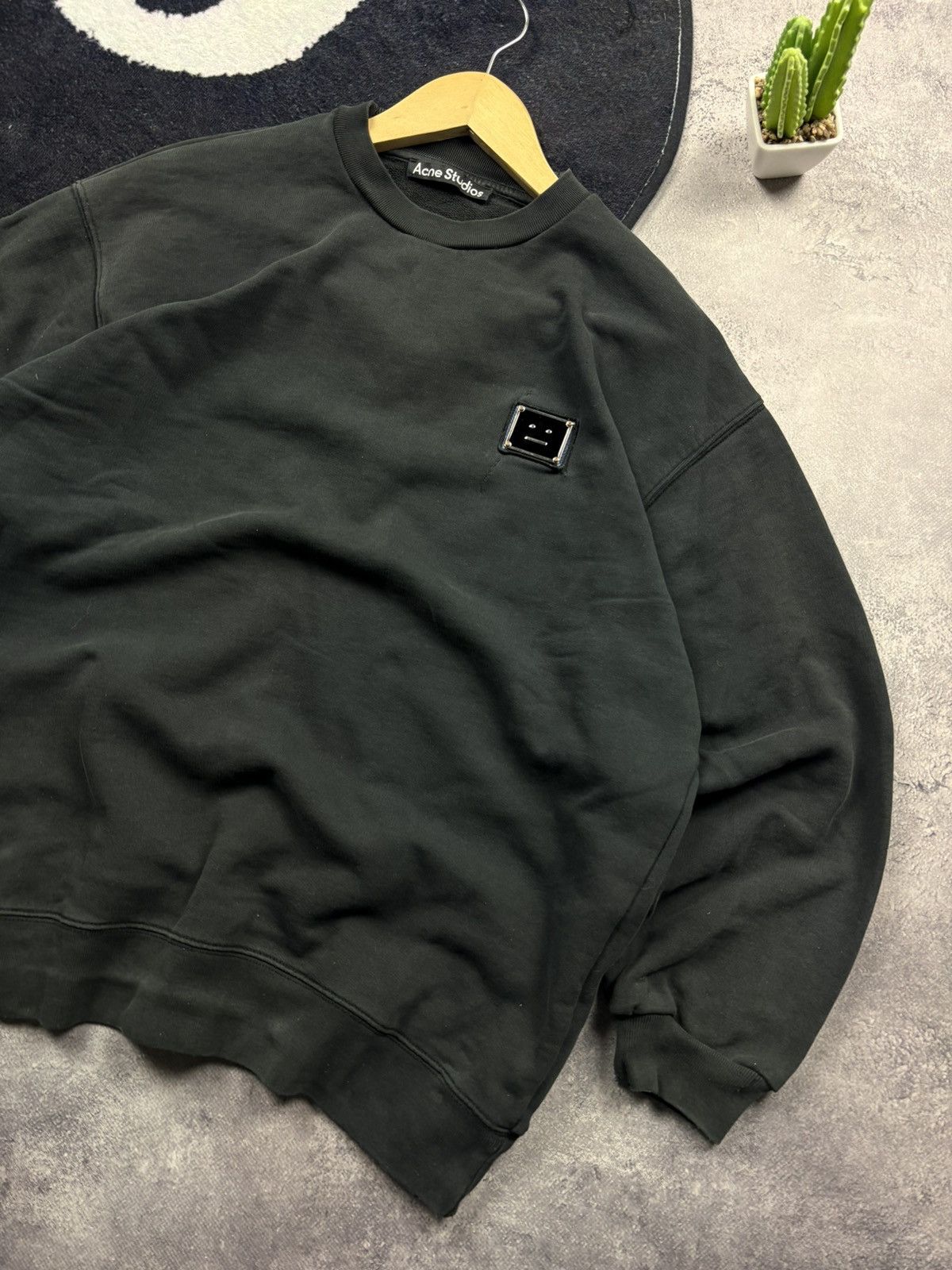 Acne Studios ACNE STUDIOS Vintage Mini Metal Logo Sweatshirt Streetwear Size US XS / EU 42 / 0 - 2 Thumbnail