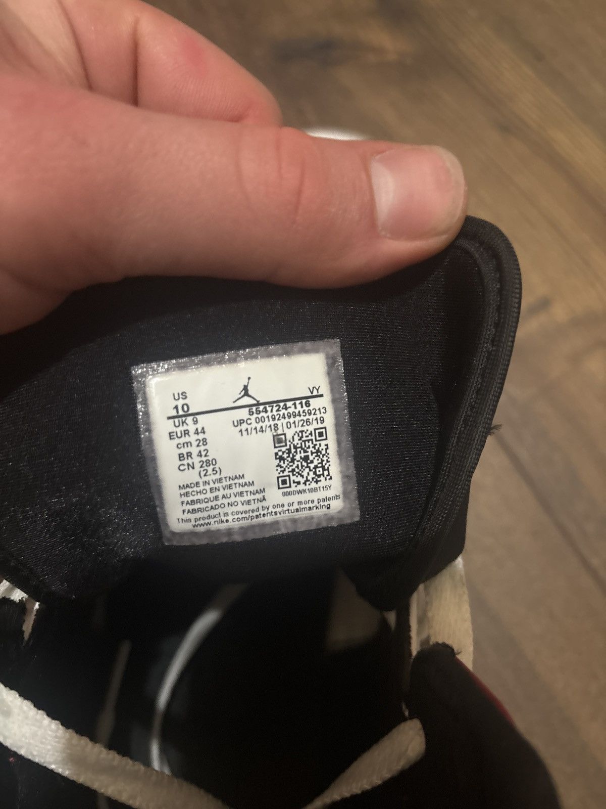 Jordan Brand Jordan 1 mid white Chicago Size US 10 / EU 43 - 4 Thumbnail