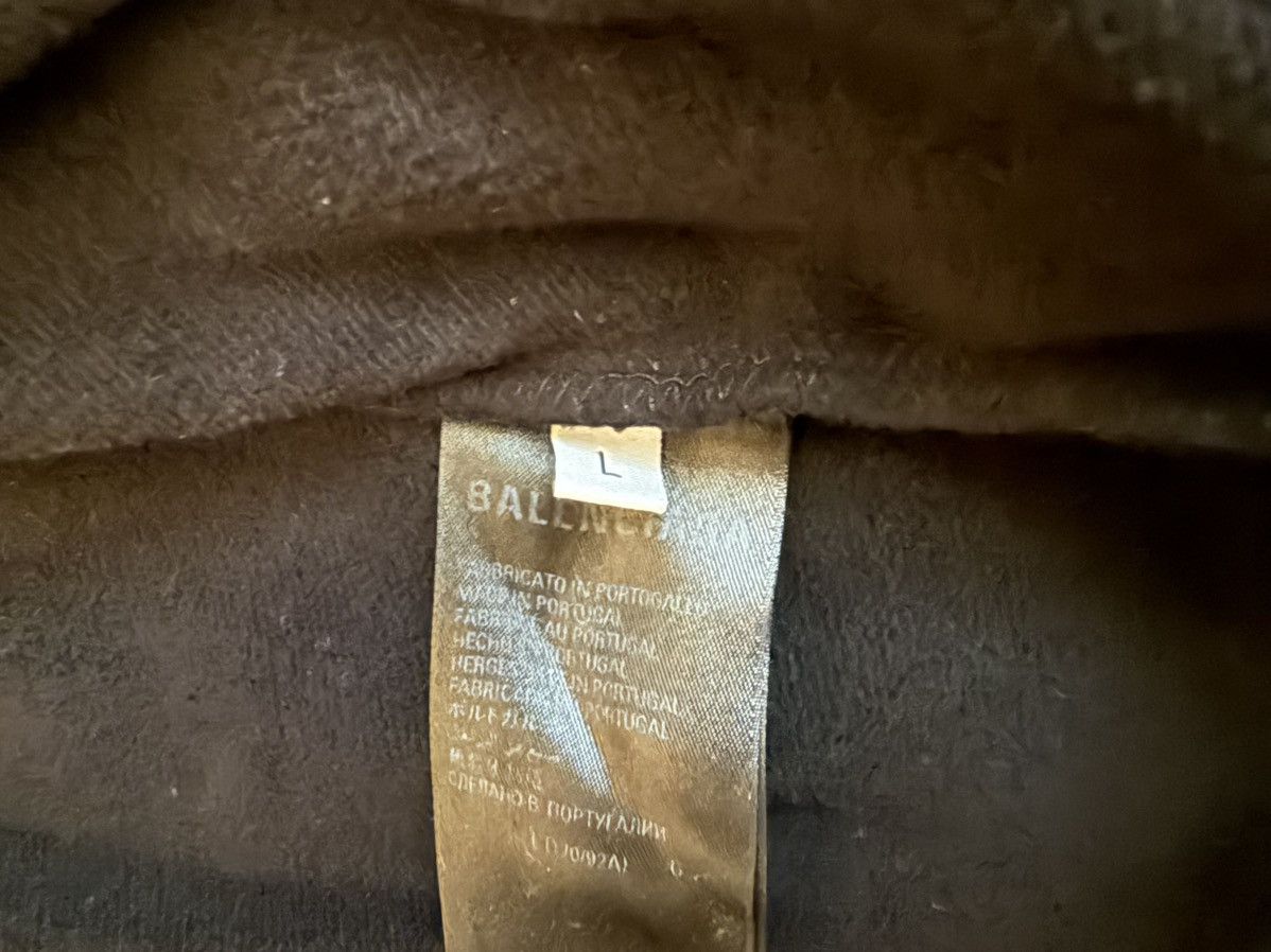 Balenciaga Balenciaga Tab Worn Out Zip Hoodie Size US L / EU 52-54 / 3 - 4 Thumbnail