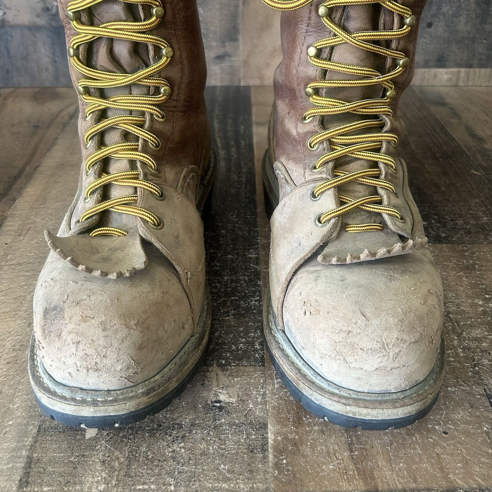 WESCO Wesco Vintage Lace Up Steel Toe Work Boots Mens 8.5 D Size US 8.5 / EU 41-42 - 8 Thumbnail