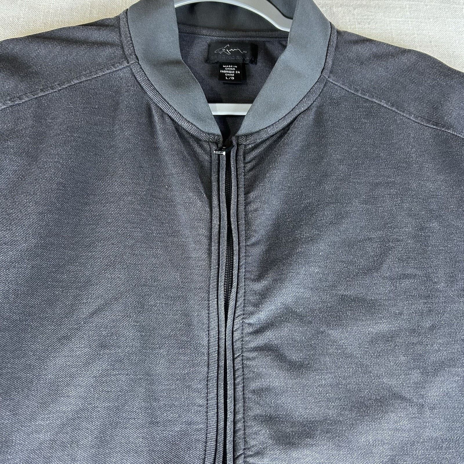 Greg Norman Greg Norman Full Zip Golf Athletic W/ Pocket Sz L Grey Size US L / EU 52-54 / 3 - 5 Thumbnail
