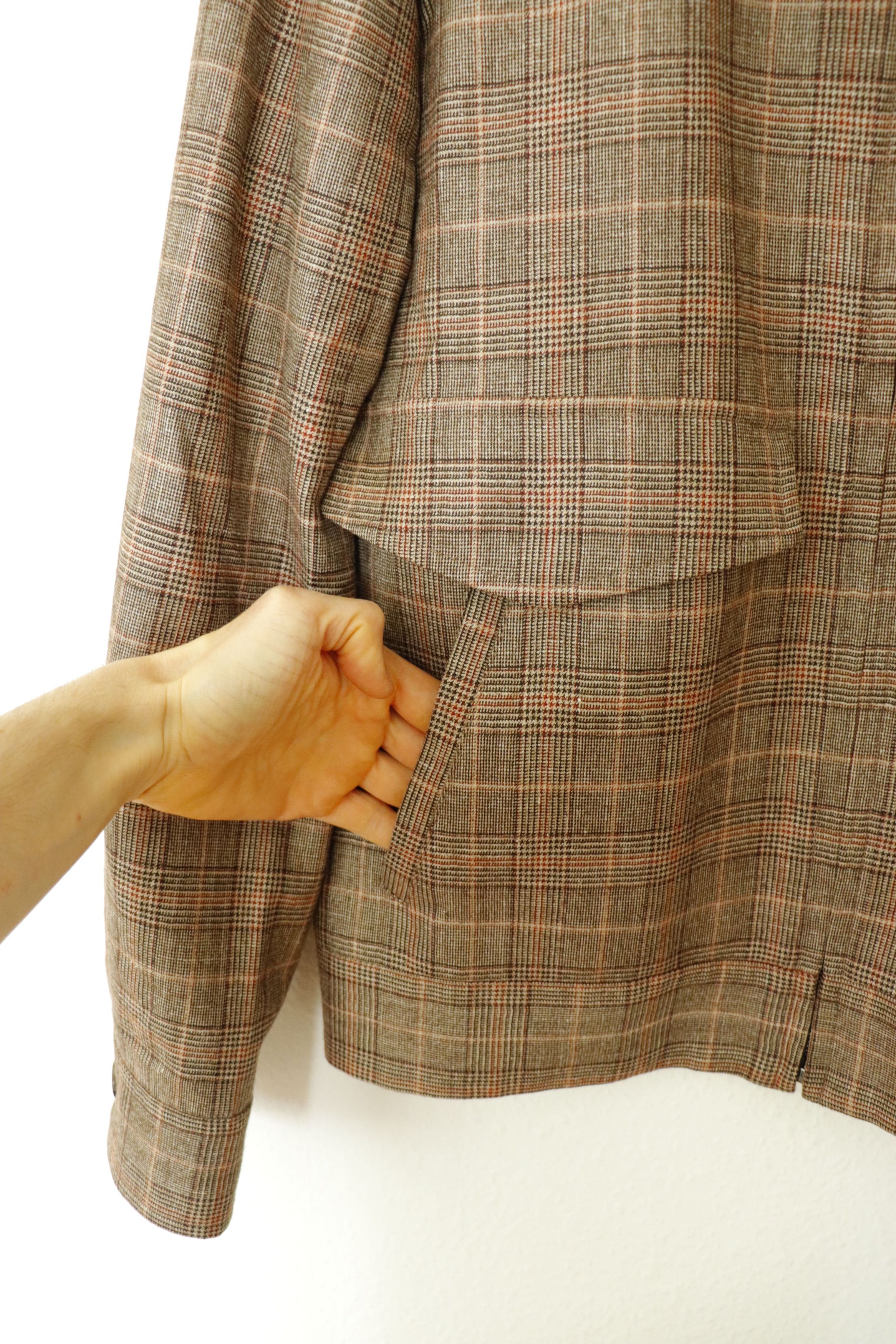 Richard James Prince of Wales Check Wool and Silk Blouson Size US M / EU 48-50 / 2 - 8 Thumbnail