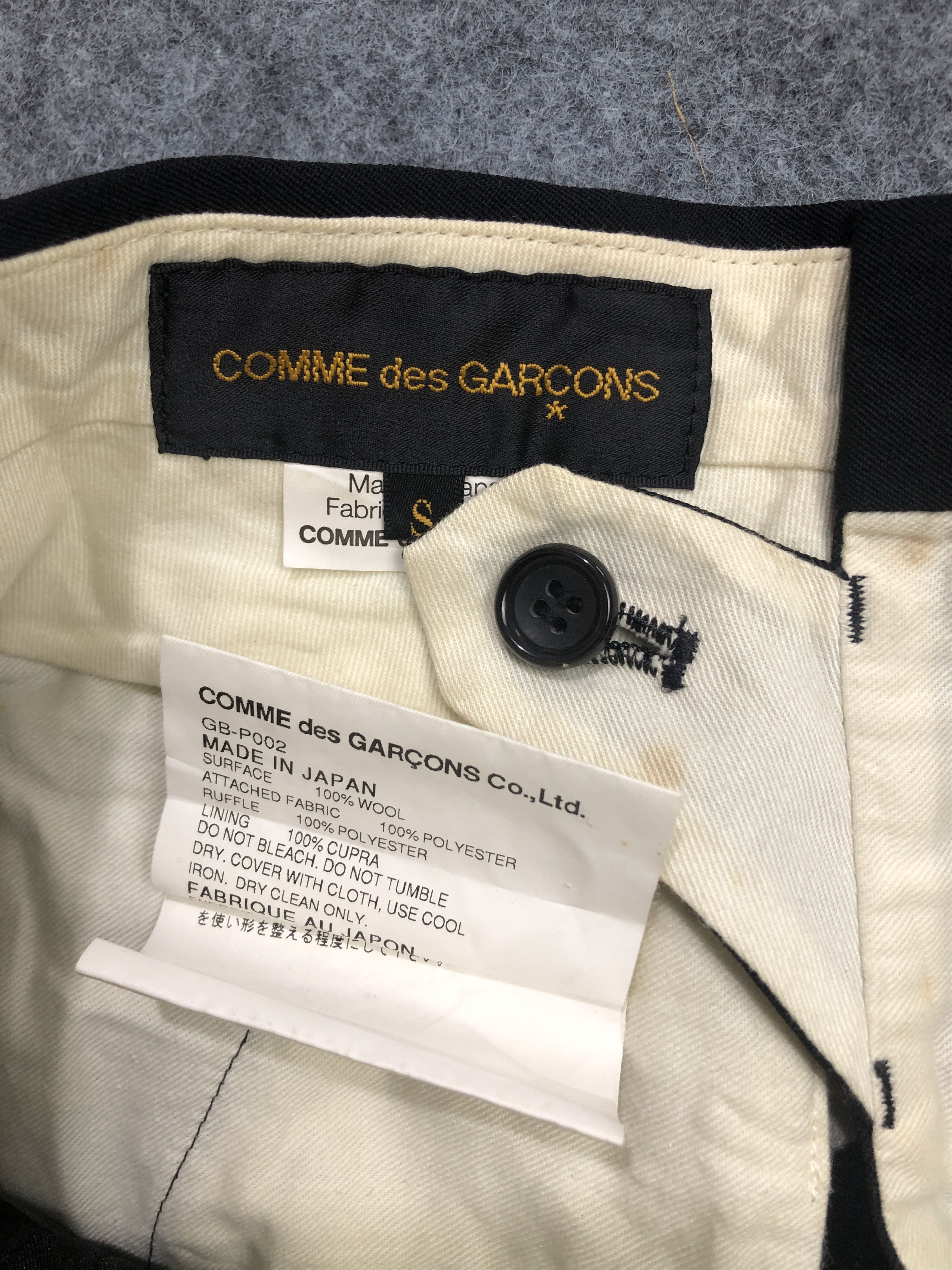 Comme des Garcons Comme des Garcons Frill Frame Switching Cropped Pants Size US 30 / EU 46 - 6 Thumbnail