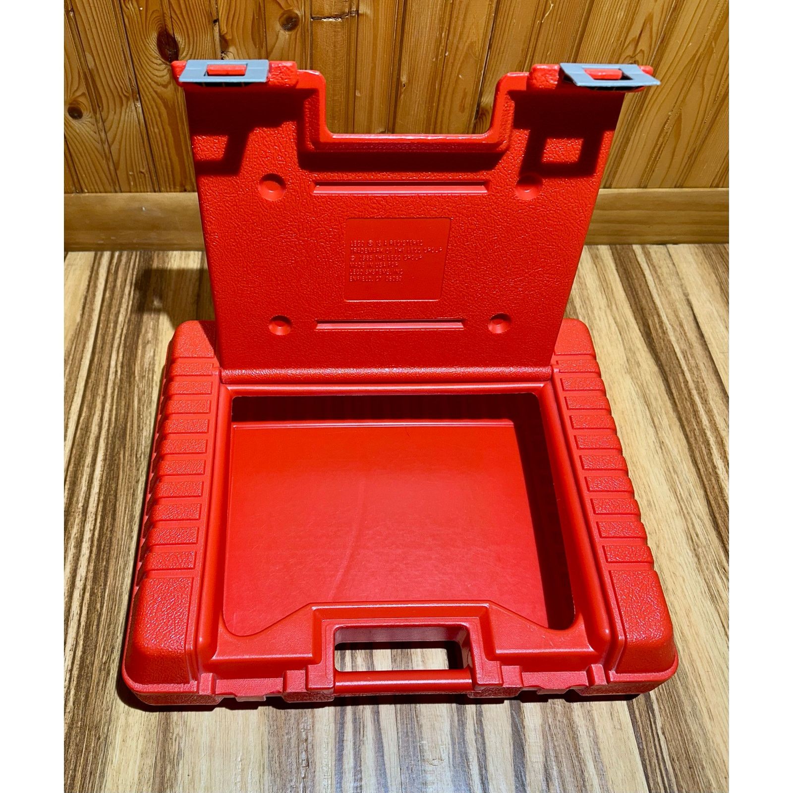LEGO VintageLEGO 1985 RedPlastic StorageCarrying Case 15"x12"x4" Size ONE SIZE - 2 Thumbnail