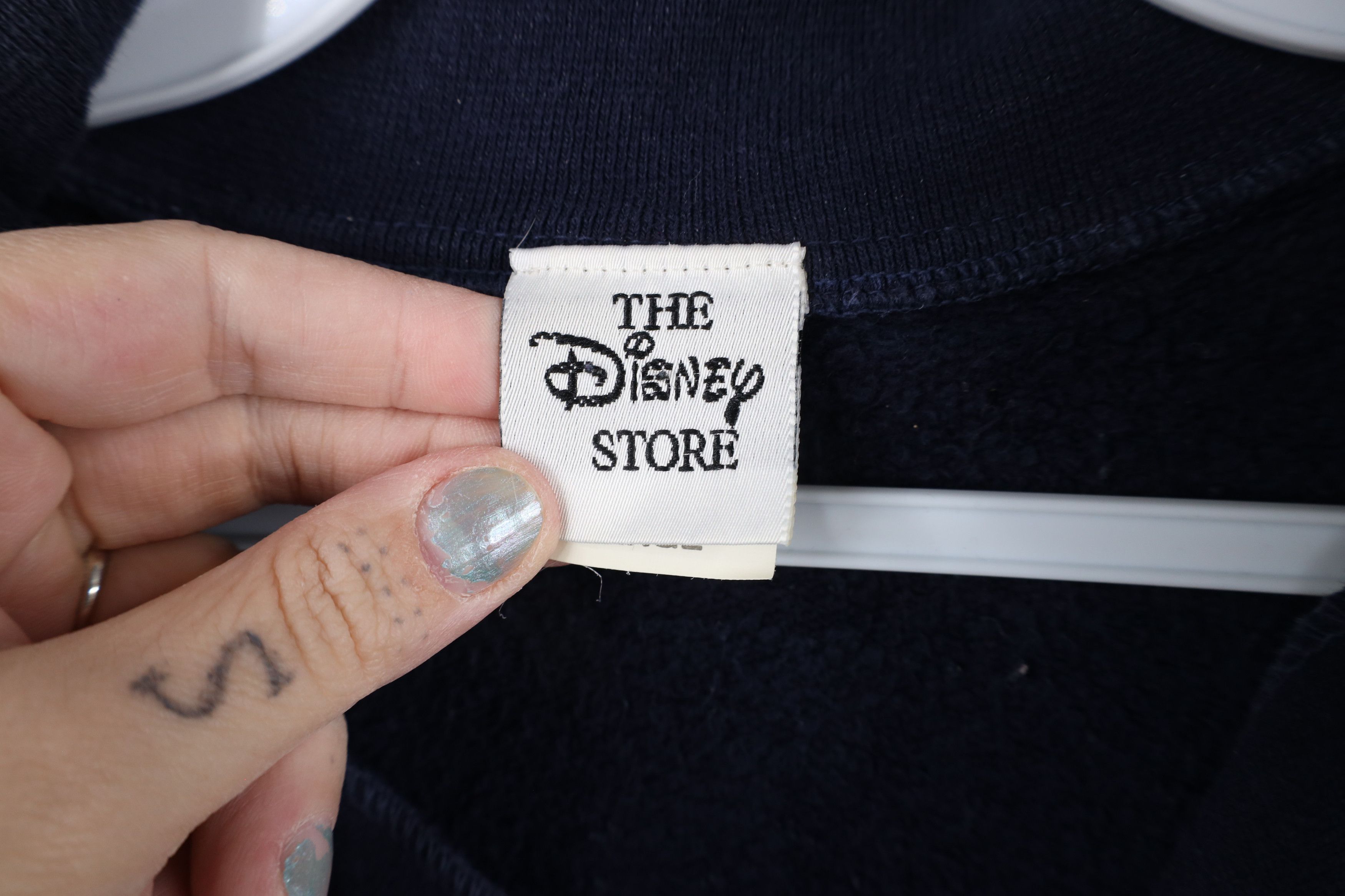 Disney × Vintage Vintage 90s Disney Dalmatians Half Zip Pullover Sweatshirt Size L / US 10 / IT 46 - 7 Thumbnail