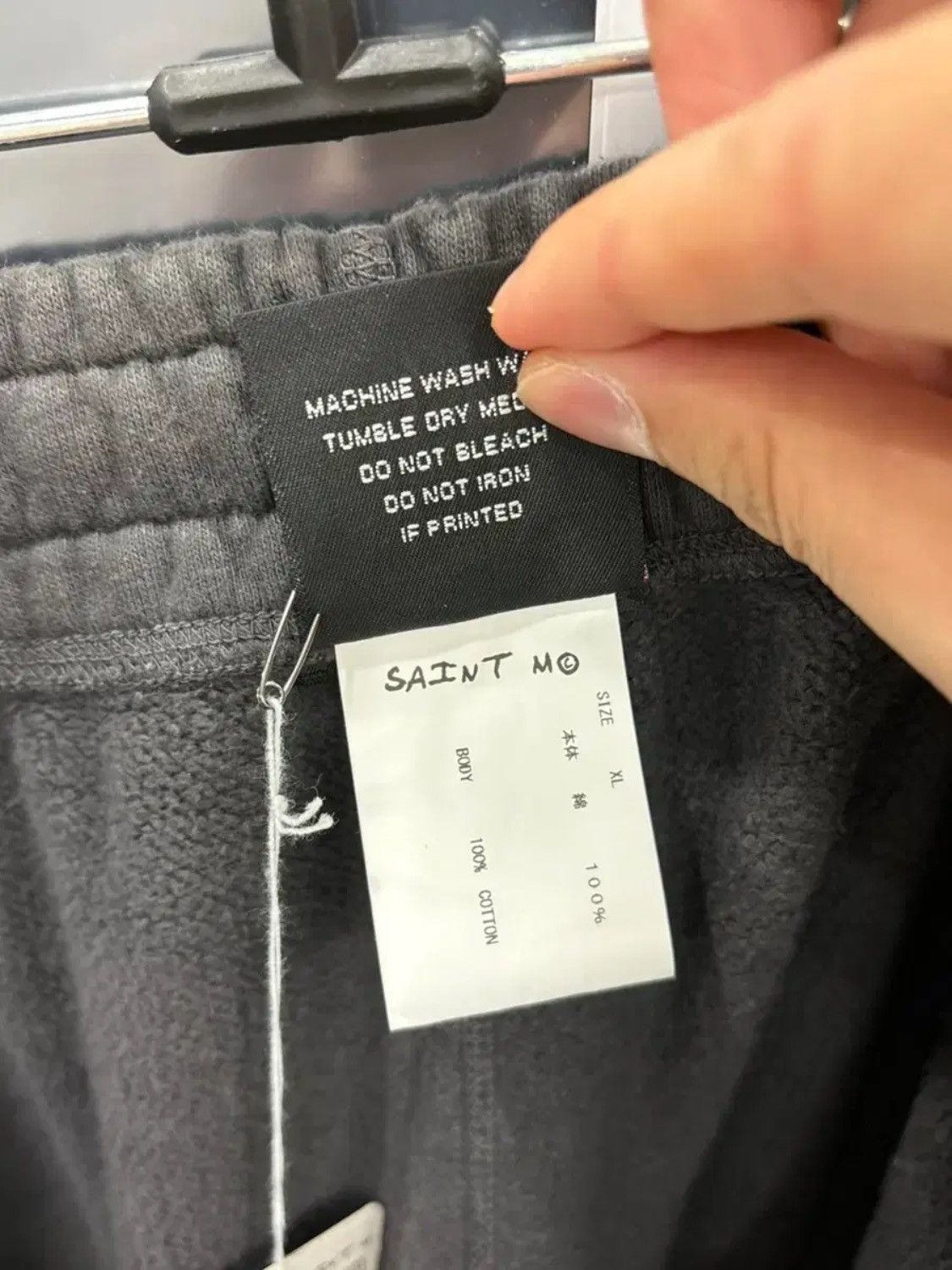 Saint Michael × Vlone Saint Michael x Vlone Bone Sweat Pants Size US 34 / EU 50 - 9 Thumbnail