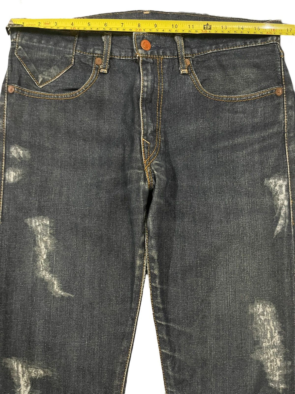 Levi's Vintage 90s Levis 505 Distressed Style Jeans Size US 32 / EU 48 - 10 Thumbnail