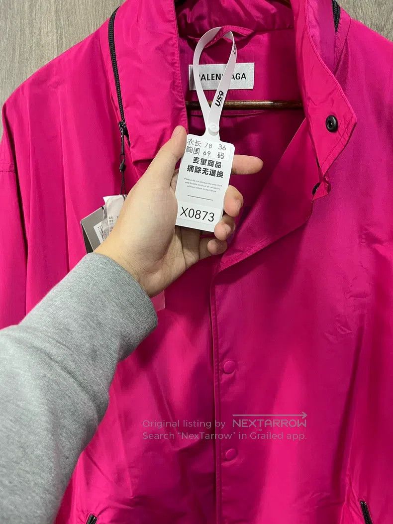 Balenciaga Balenciaga Coach jacket Magenta Size XS / US 0-2 / IT 36-38 - 9 Thumbnail