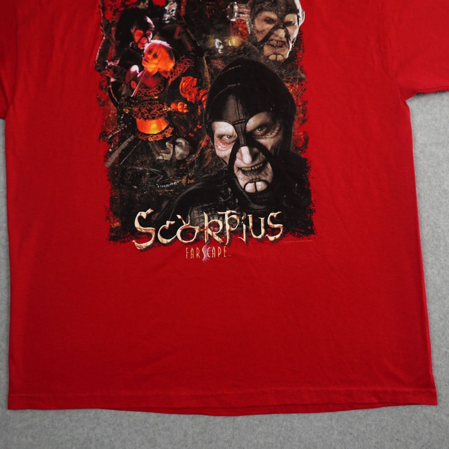 Vintage VINTAGE 90s Farscape SCORPIUS TV Series Shirt Red Mens XL Size US XL / EU 56 / 4 - 7 Thumbnail