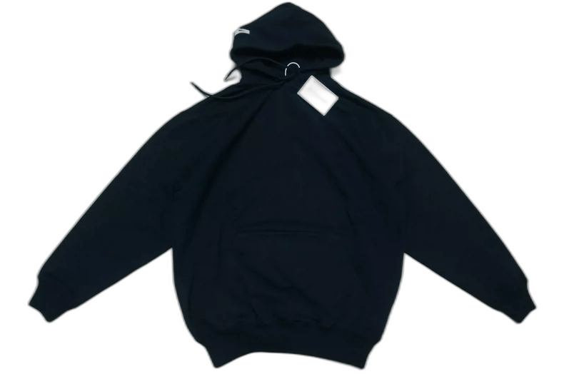 Balenciaga balenciaga black oversized logo hoodie Size US XS / EU 42 / 0 - 1 Thumbnail