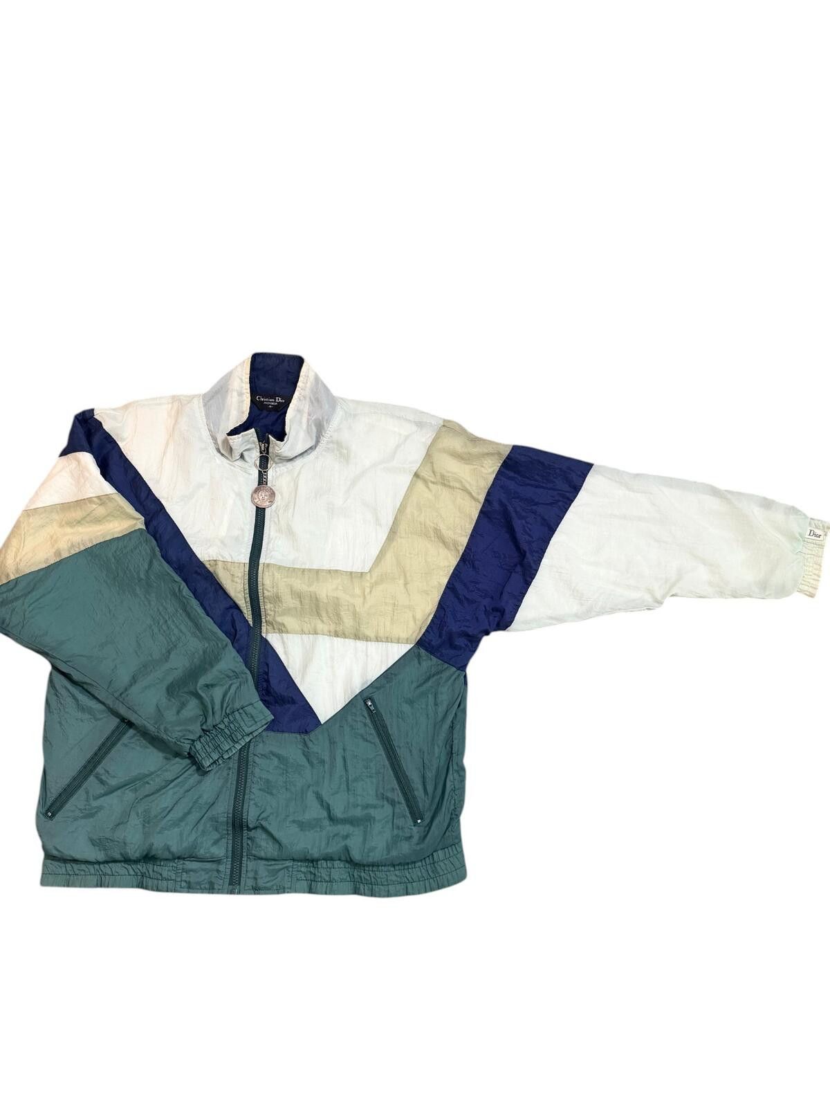 Christian Dior Monsieur Christian Dior Monsieur Geometric Color block Windbreaker Size US M / EU 48-50 / 2 - 2 Thumbnail