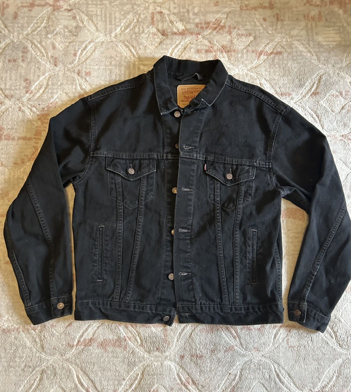 Levi's Vintage Clothing Vintage Levi’s 70507 Black Jacket W Harley Davidson Patch Size US L / EU 52-54 / 3 - 1 Thumbnail