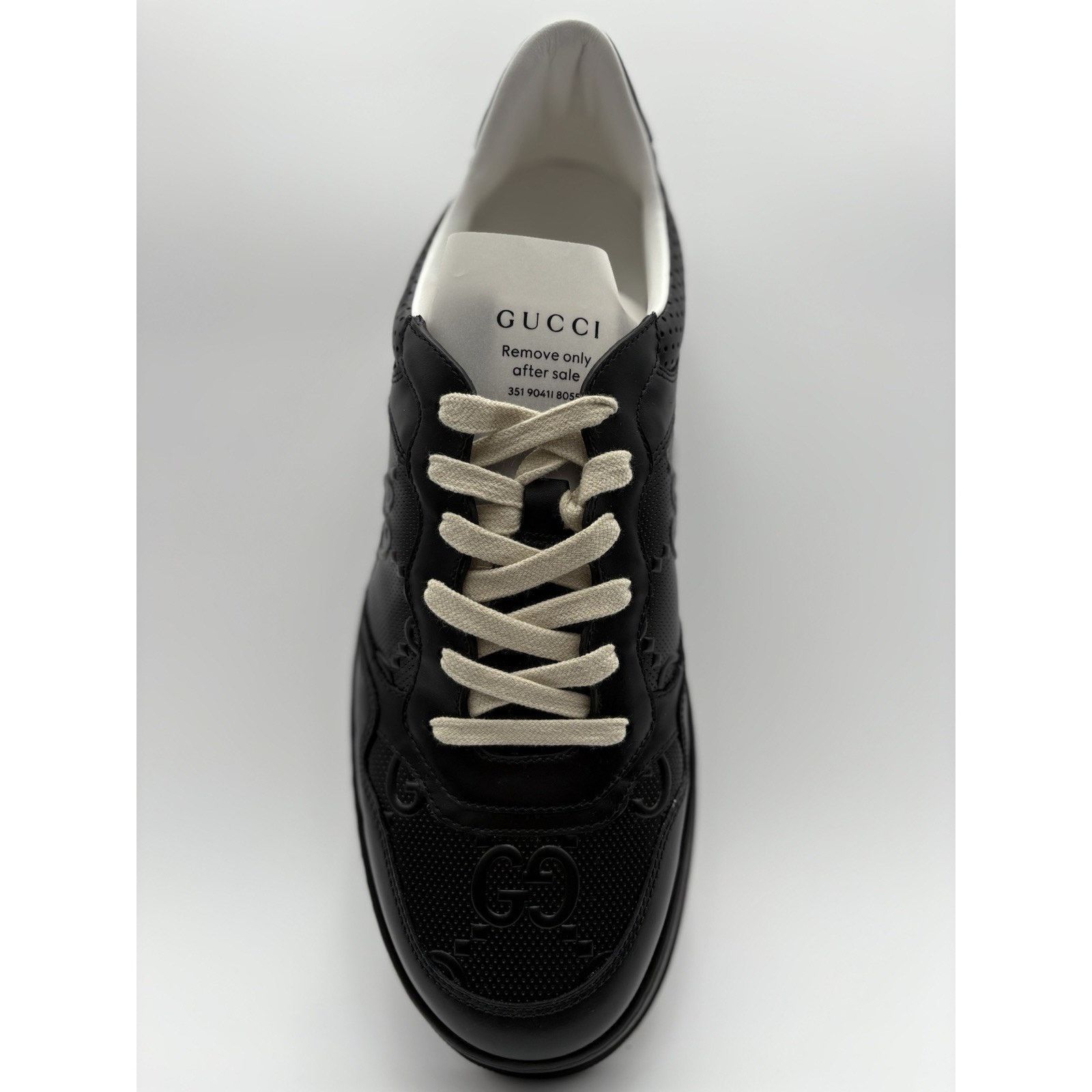 Gucci Gucci GG Embossed ' Black Leather ' | BRAND NEW! Size US 13 / EU 46 - 5 Thumbnail