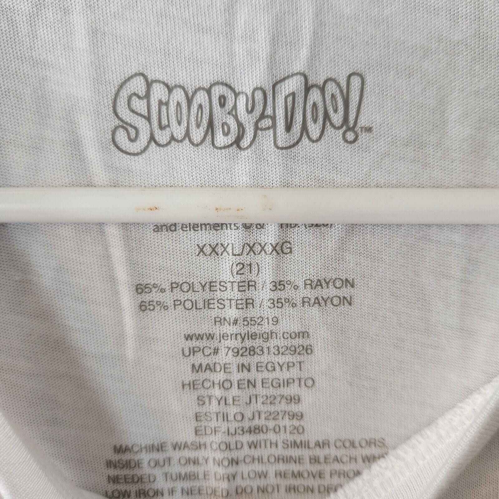 Warner Bros Womens Scooby Doo Short Sleeve Tshirt White Size 3XL Size 3XL / US 20-22 - 5 Thumbnail