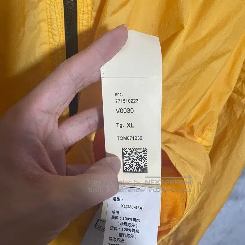 Stone Island Stone Island Pleated Nylon Jacket Windbreaker Yellow XL Size US XL / EU 56 / 4 - 7 Thumbnail
