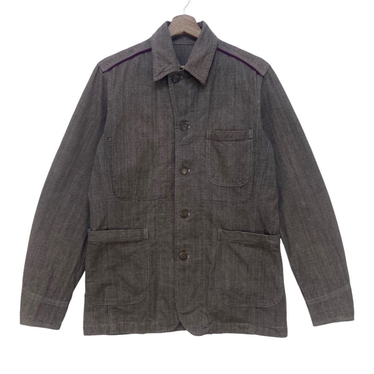 Japanese Brand × Takeo Kikuchi Vintage Takeo Kikuchi Workwear Worker Jacket Size US S / EU 44-46 / 1 - 16 Thumbnail