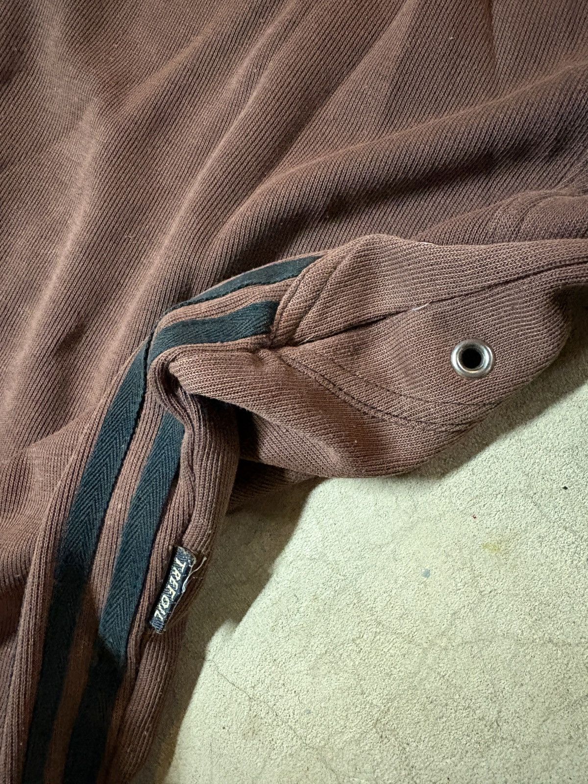 Adidas VTG 80’s Adidas Originals Oversized Kanye Style Hoodie Brown Size US L / EU 52-54 / 3 - 3 Thumbnail