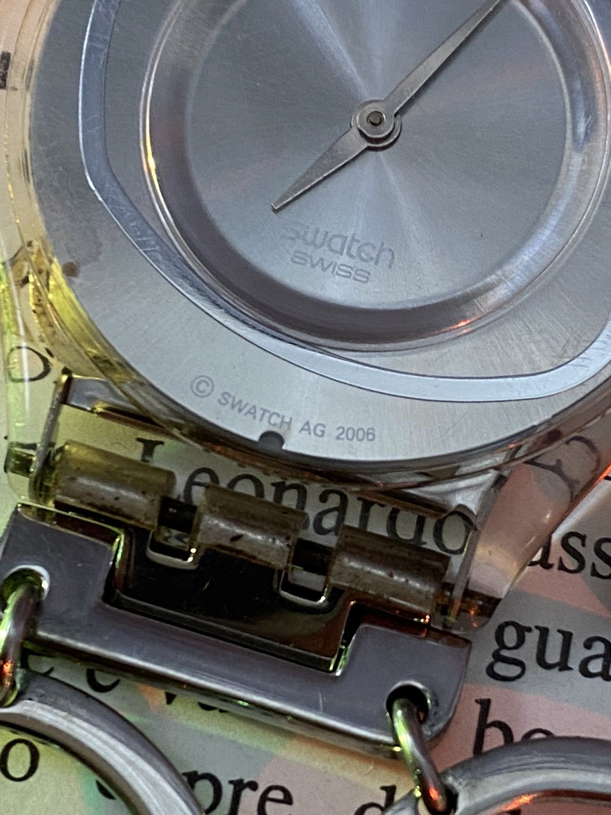Japanese Brand × Swatch × Vintage 2006 Swatch Swiss: Futuristic Watch ✨ Size ONE SIZE - 4 Thumbnail