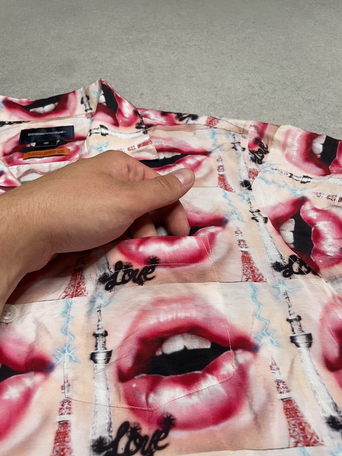 thisisneverthat Multicolor Figured Shirt Thisisneverthat Ryota Daimon Size US L / EU 52-54 / 3 - 2 Thumbnail