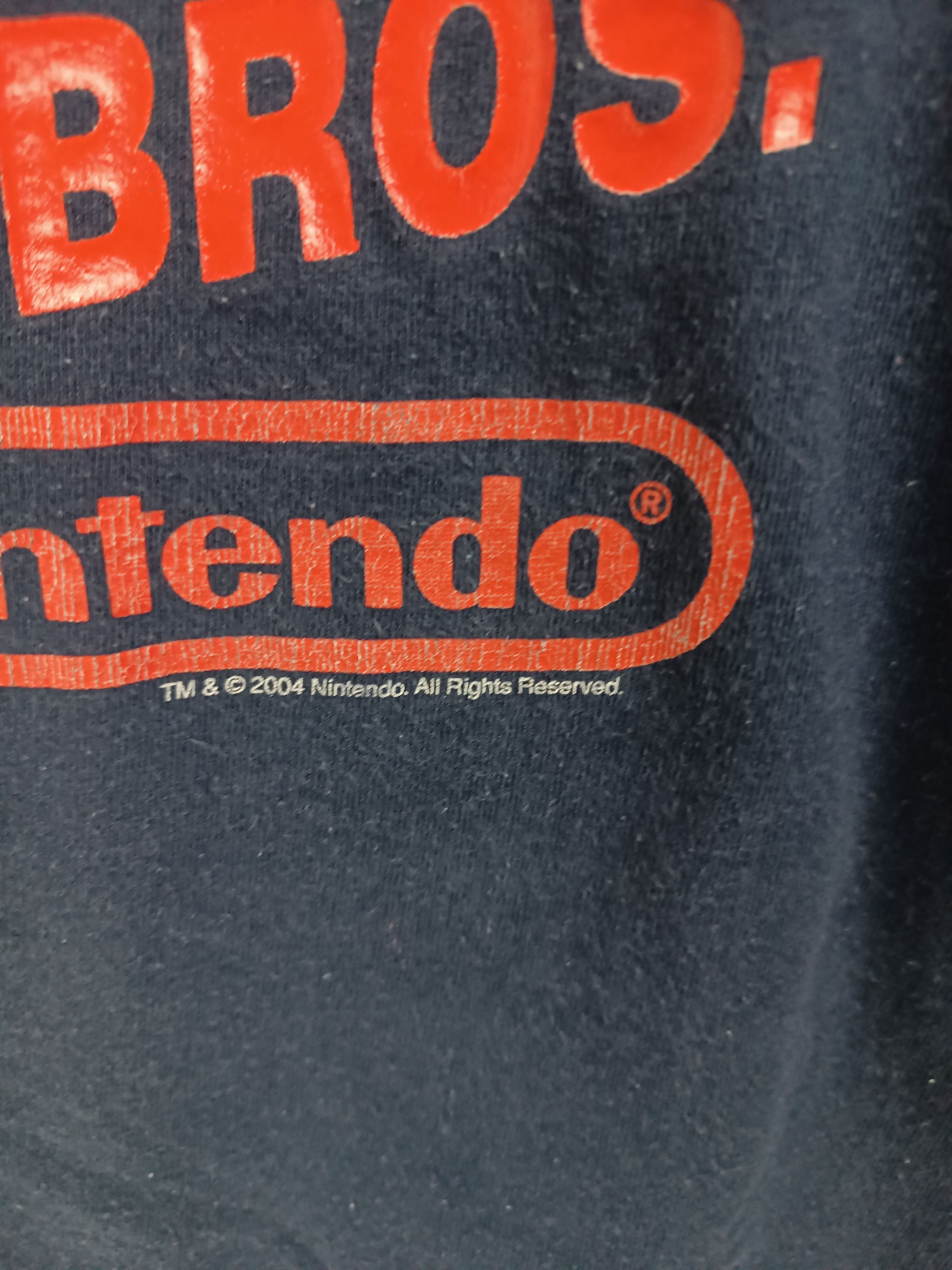 Nintendo THRASHED FADED VINTAGE 2003 NINTENDO SUPER MARIO BROS RARE Size US S / EU 44-46 / 1 - 10 Thumbnail
