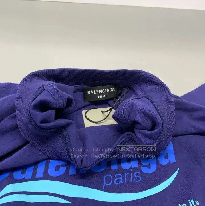 Balenciaga Balenciaga Retro Letter Print Loose Short Sleeve Tee. Size US XXS / EU 40 - 1 Thumbnail