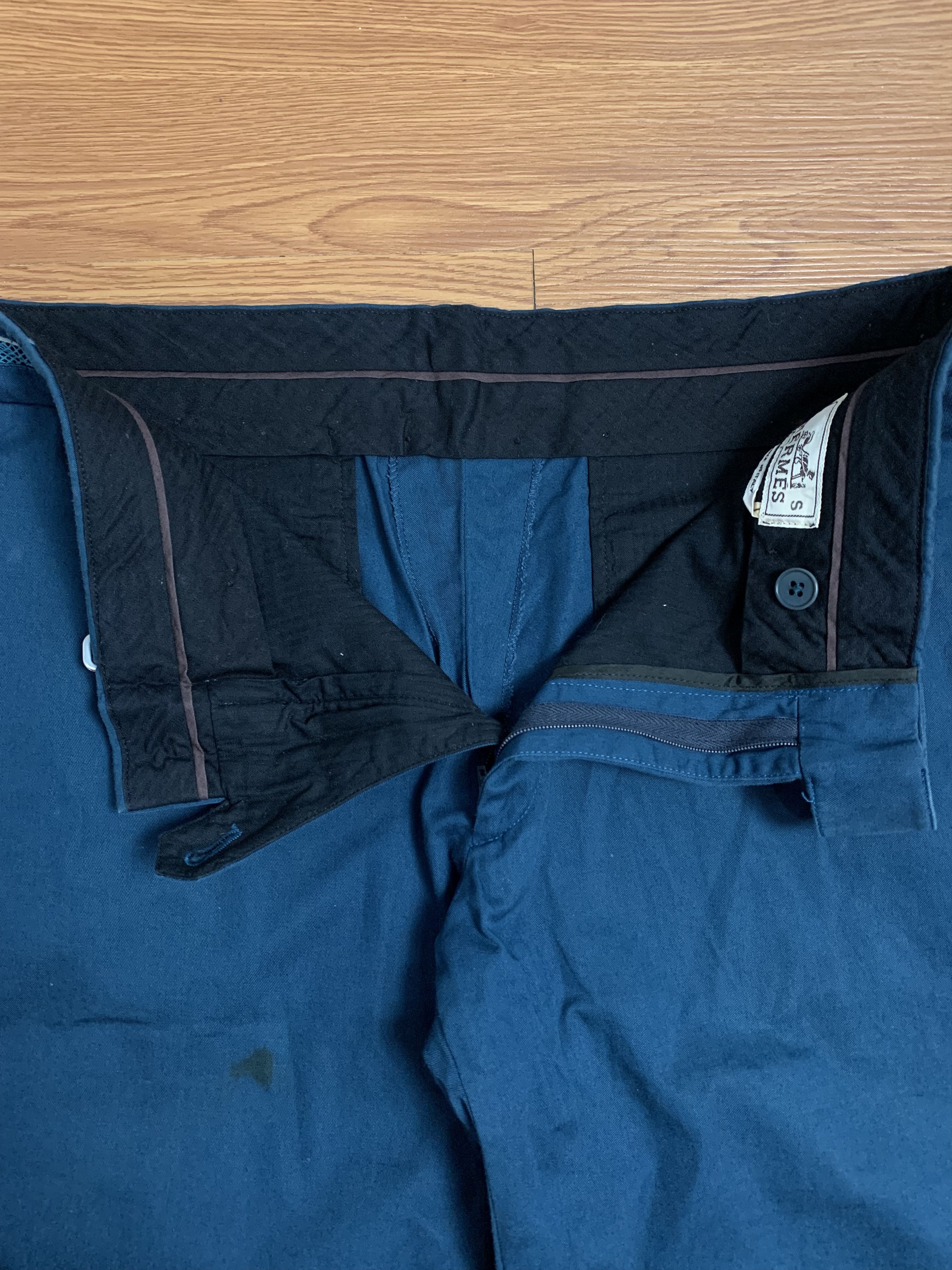 Hermes Vintage Hermes Waist Belted Trouser Size US 34 / EU 50 - 4 Thumbnail