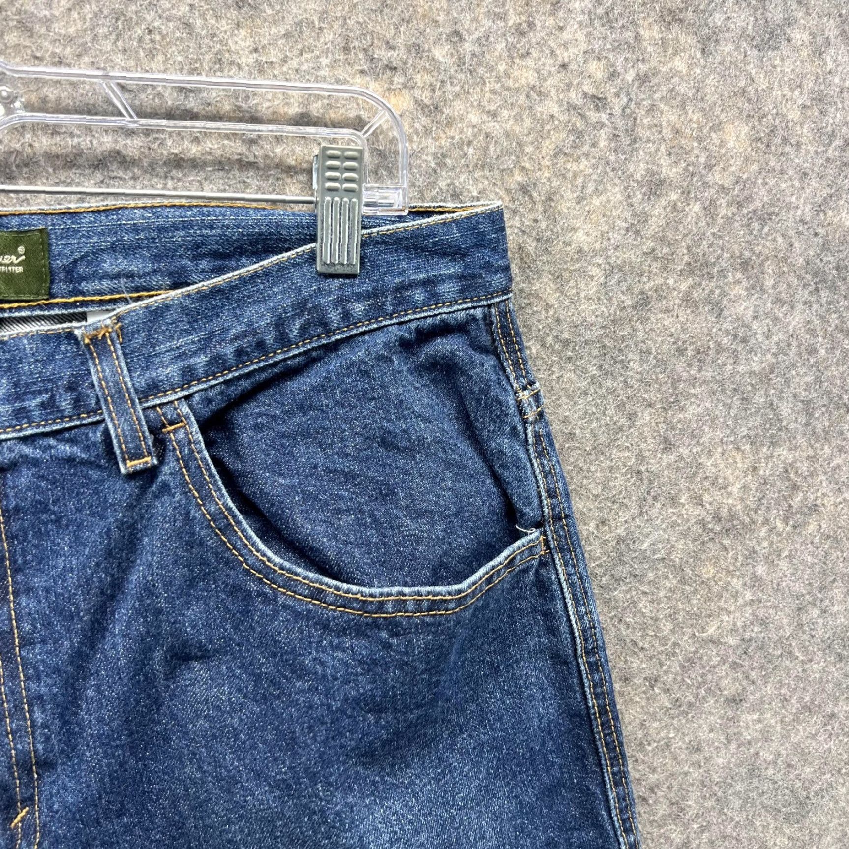 Eddie Bauer VINTAGE Eddie Bauer Jean Shorts Men 34 Blue Denim Casual Hip Hop Jorts Bermuda 5-Pocket Design Baggy 34 Mens Regular Denim Size US 34 / EU 50 - 4 Thumbnail