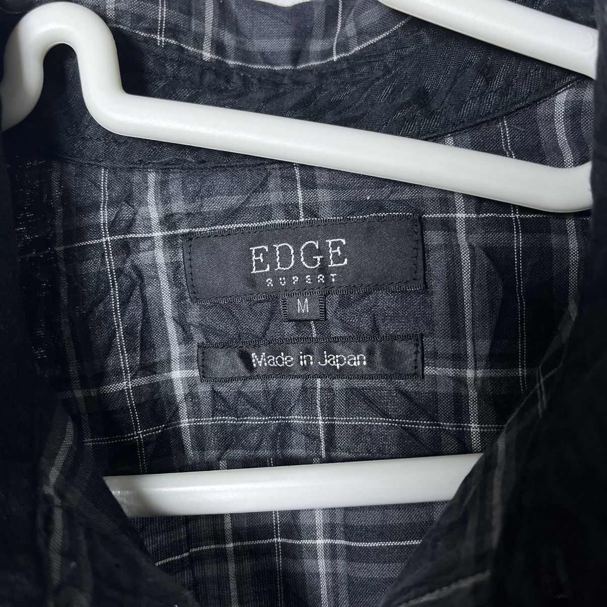 Japanese Brand Vintage Edge Plaid Flannel Made In Japan Button Up Shirt Size US M / EU 48-50 / 2 - 5 Thumbnail