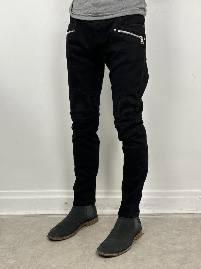 Balmain Balmain Black Slim Denim Jeans Size US 32 / EU 48 - 3 Thumbnail
