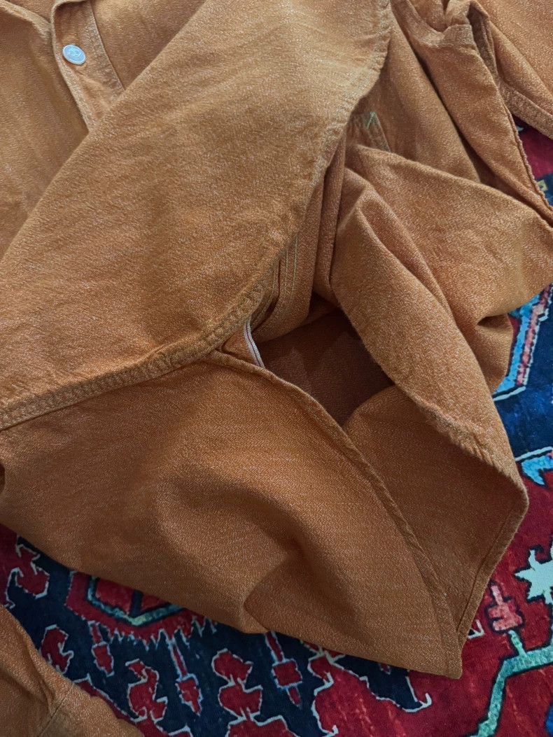 Freewheelers Freewheelers size 16 Orange western shirt Size US S / EU 44-46 / 1 - 5 Thumbnail