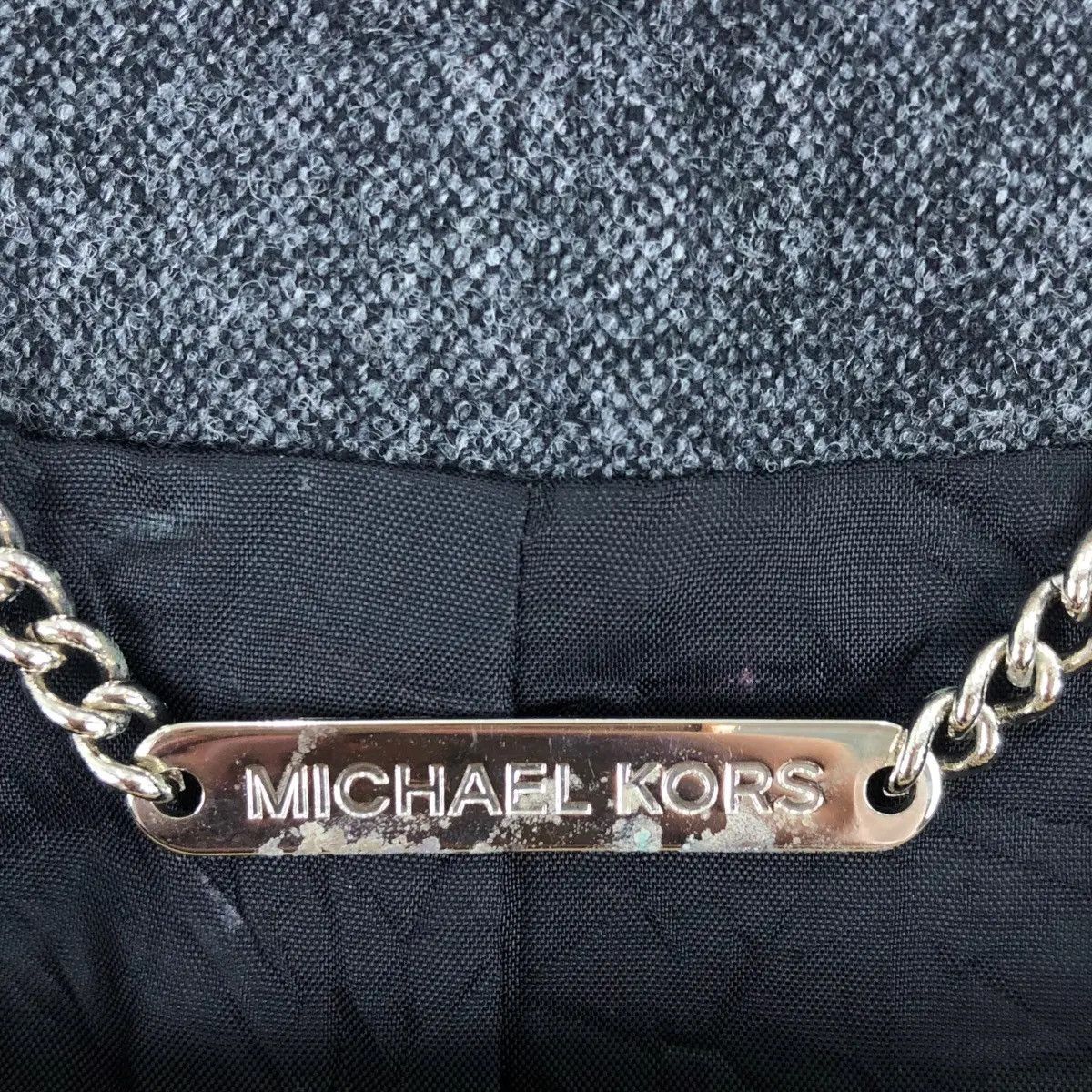 Michael Kors Vintage MICHAEL KORS Collection Belt Tweed Jacket Coat Size S / US 4 / IT 40 - 8 Thumbnail