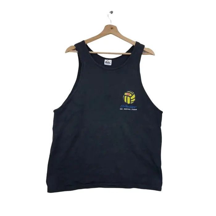 Quiksilver Vtg 90’ QUIKSILVER SURFING Made In USA Tank Top Tee Shirt Size US XL / EU 56 / 4 - 3 Thumbnail