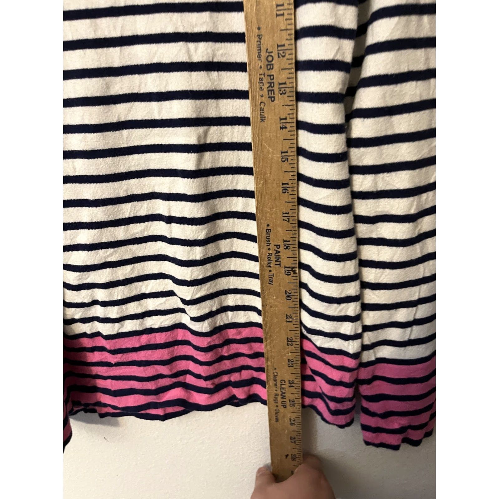 Lilly Pulitzer Lilly Pulitzer Maria Boatneck Striped Sweater Women Size L White Size L / US 10 / IT 46 - 4 Thumbnail