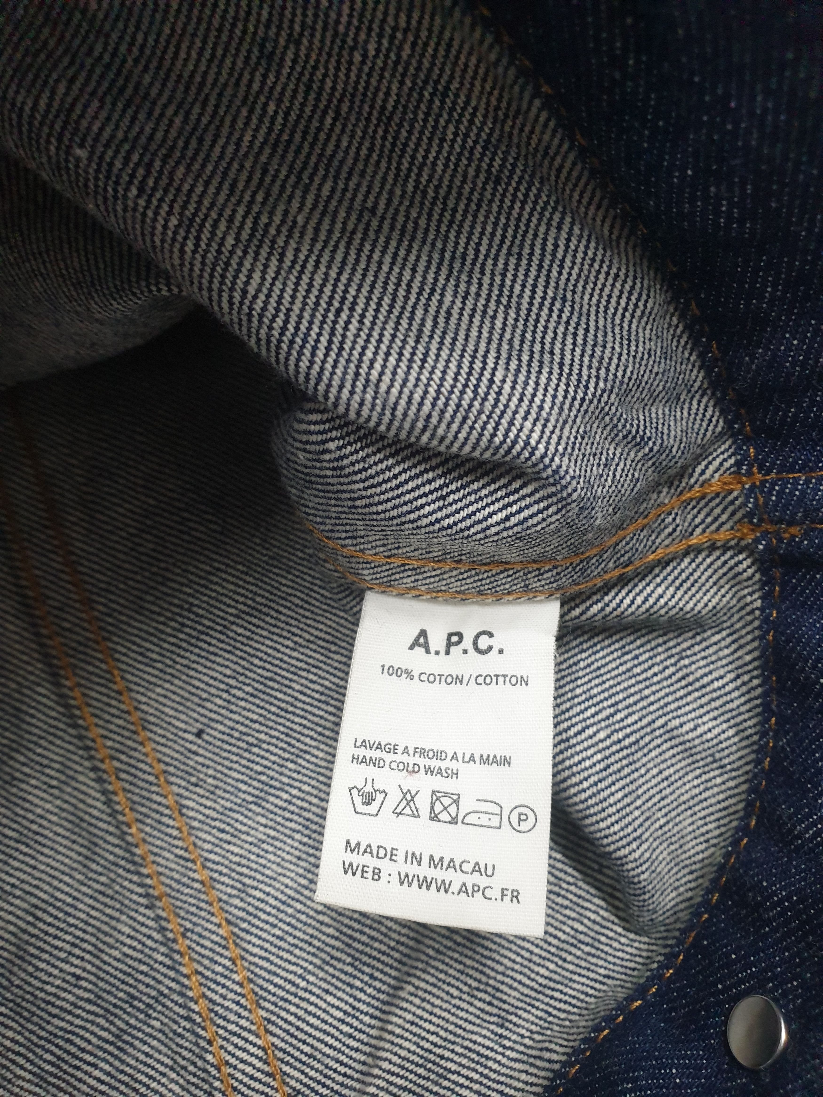 A.P.C. 💥A.P.C Japanese brand Denim Jacket Size US S / EU 44-46 / 1 - 2 Thumbnail