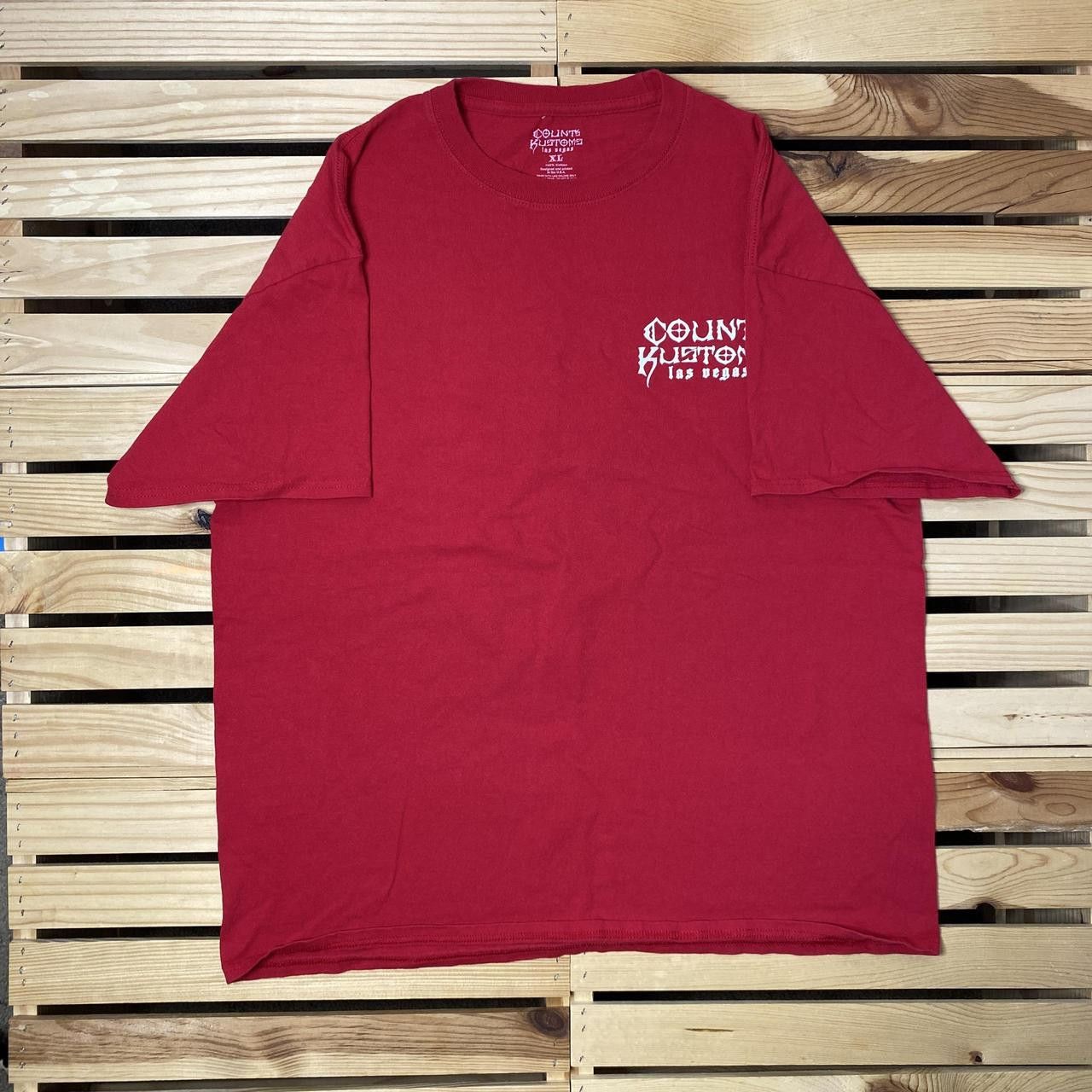 Other Count's Kustoms Red Y2K Affliction-Style Biker Tee Size XL Size US XL / EU 56 / 4 - 2 Thumbnail