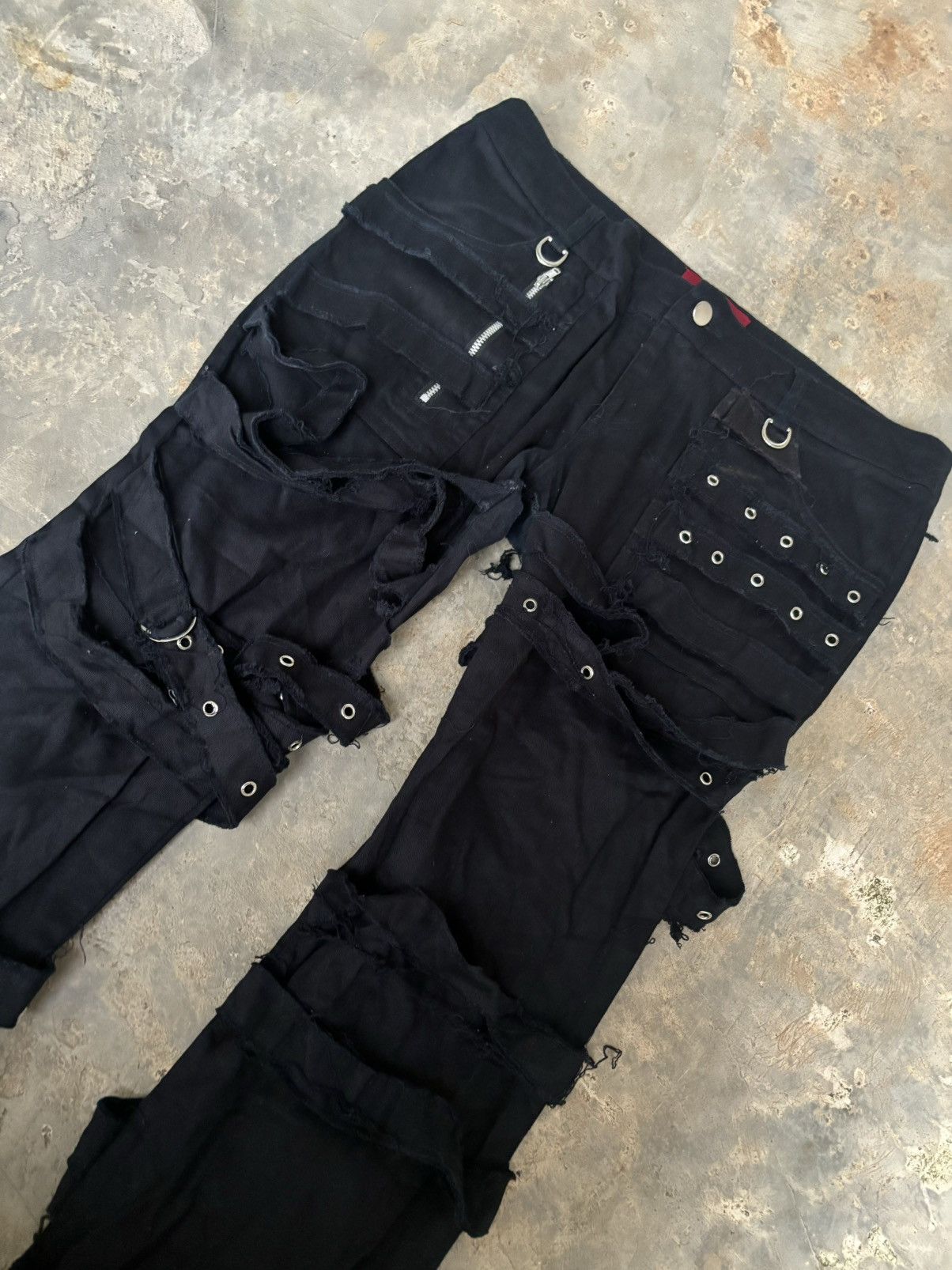 If Six Was Nine Y2k Body Line Ifsixwasnine Lgb Punk Style Pants Size US 34 / EU 50 - 7 Thumbnail