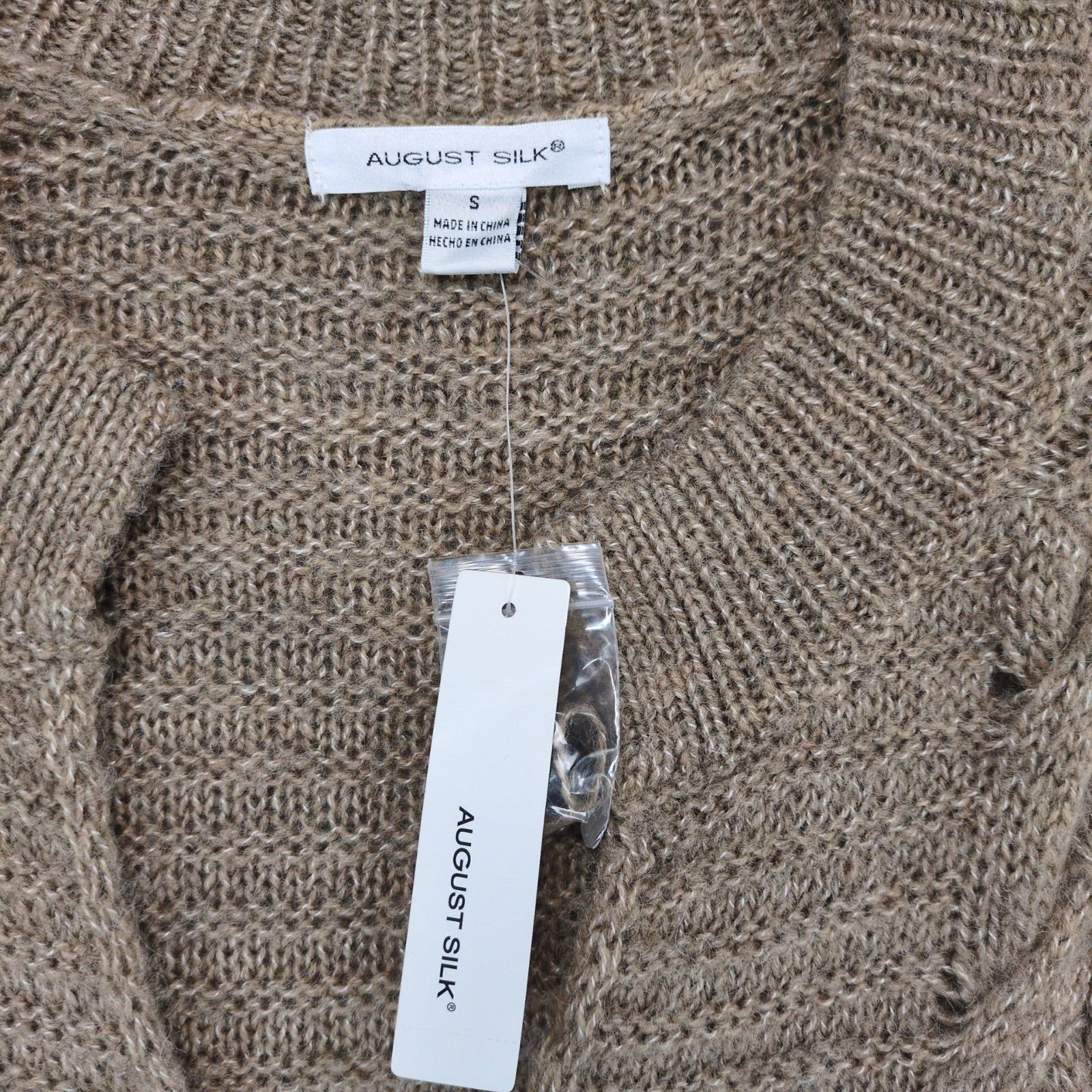 Other NWT August Silk Women's S 1-Button Cardigan Long Sweater Size S / US 4 / IT 40 - 2 Thumbnail