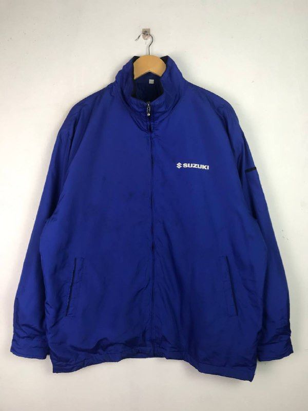 Japanese Brand × Vintage Vintage Suzuki full Zipper Light Jacket Size US XXL / EU 58 / 5 - 1 Thumbnail