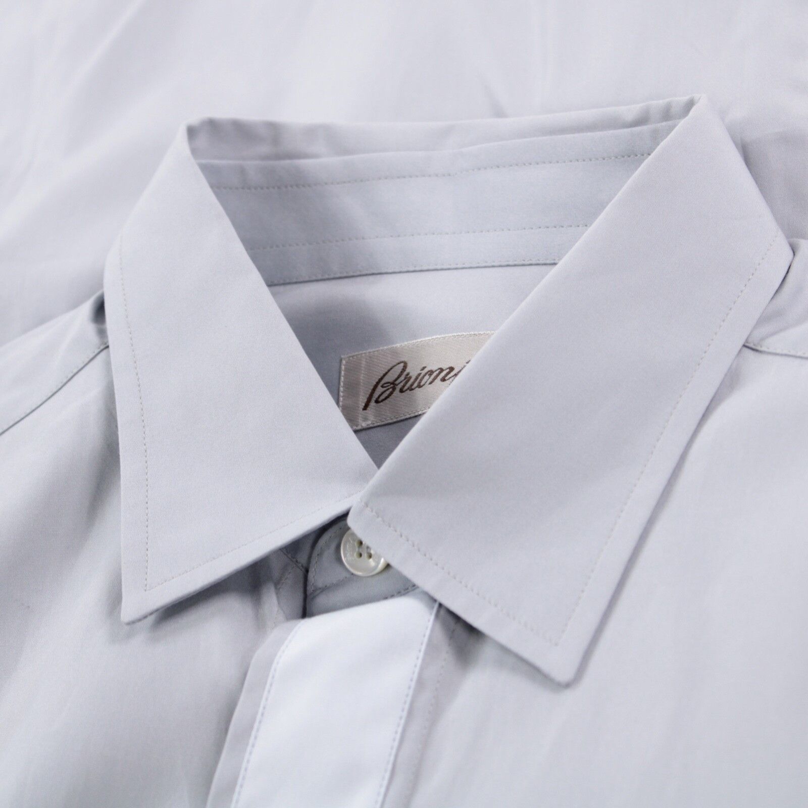 Brioni New with tags Shirt Size M US In Gray