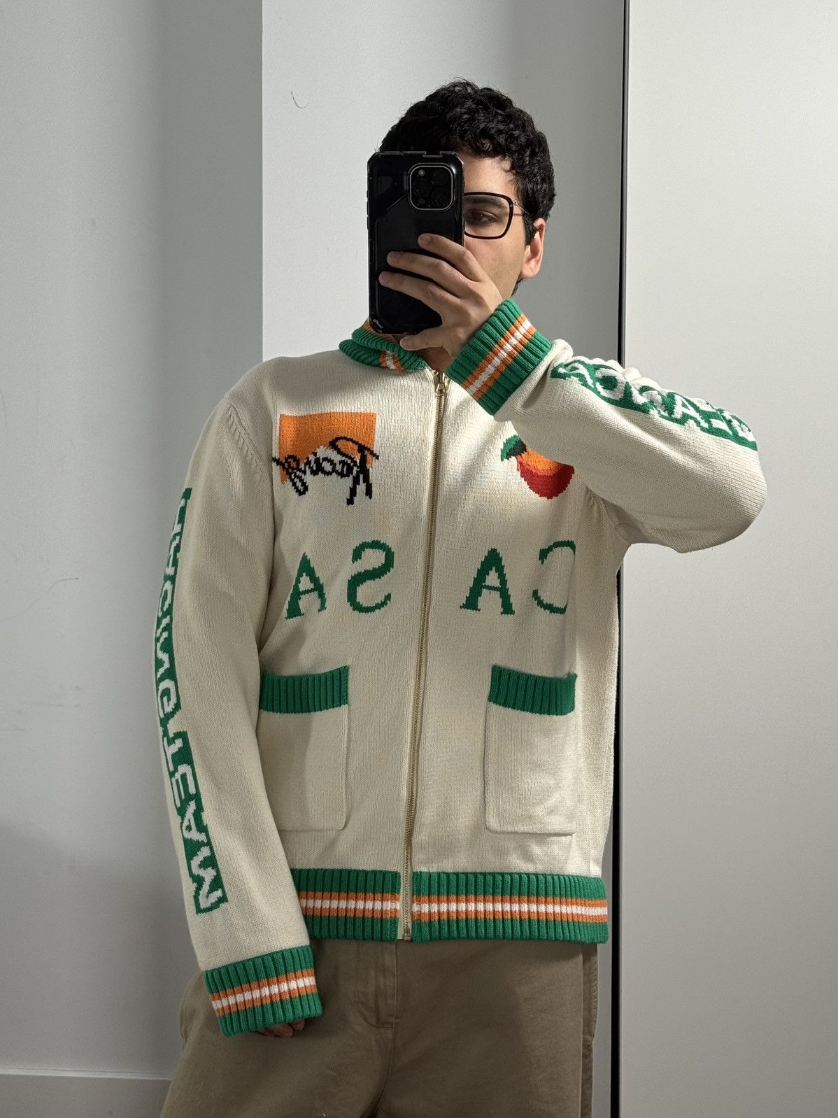 Casablanca Casablanca Racing Team Cardigan Retro Bunny Knit Size US L / EU 52-54 / 3 - 12 Thumbnail