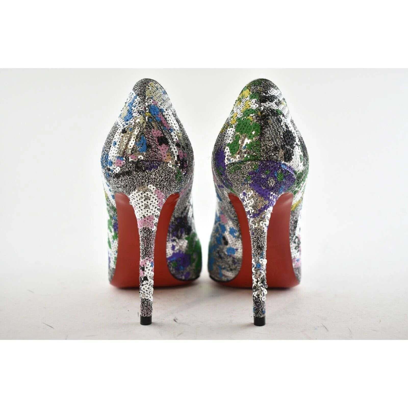 Christian Louboutin Christian Louboutin Pigalle Follies 100 Paillette Splash Size US 7.5 / IT 37.5 - 10 Thumbnail