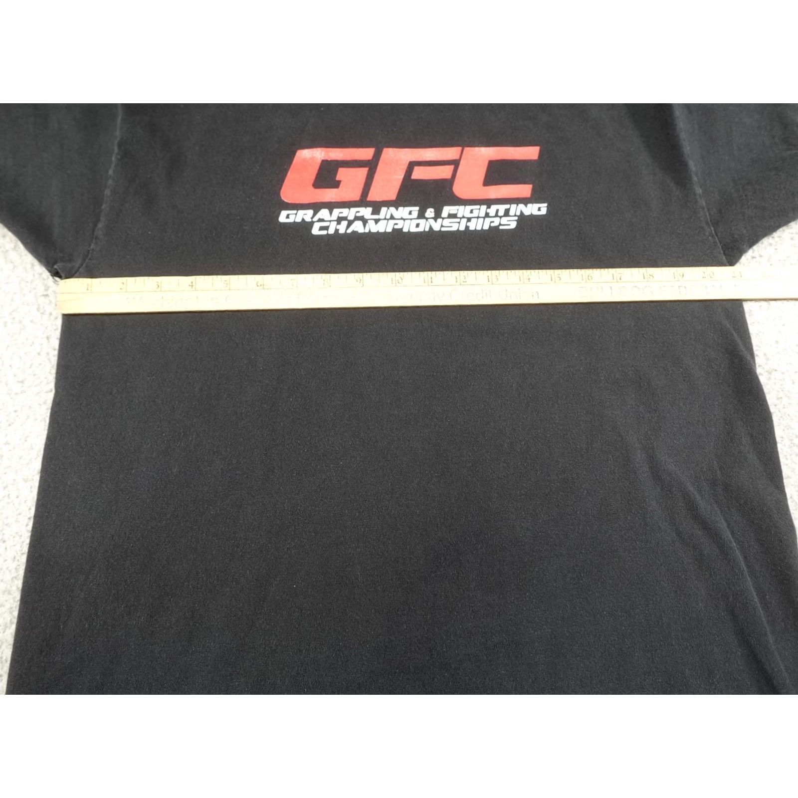 Gildan GFC Grappling & Fighting Championships Shirt Mens Large Black UFC MMA BJJ Promo Size US L / EU 52-54 / 3 - 4 Thumbnail